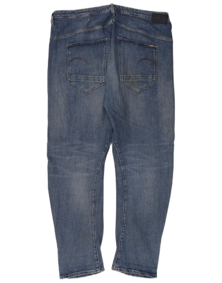 G-Star Herren Slim Jeans W33 L28 Blaue Baumwolle