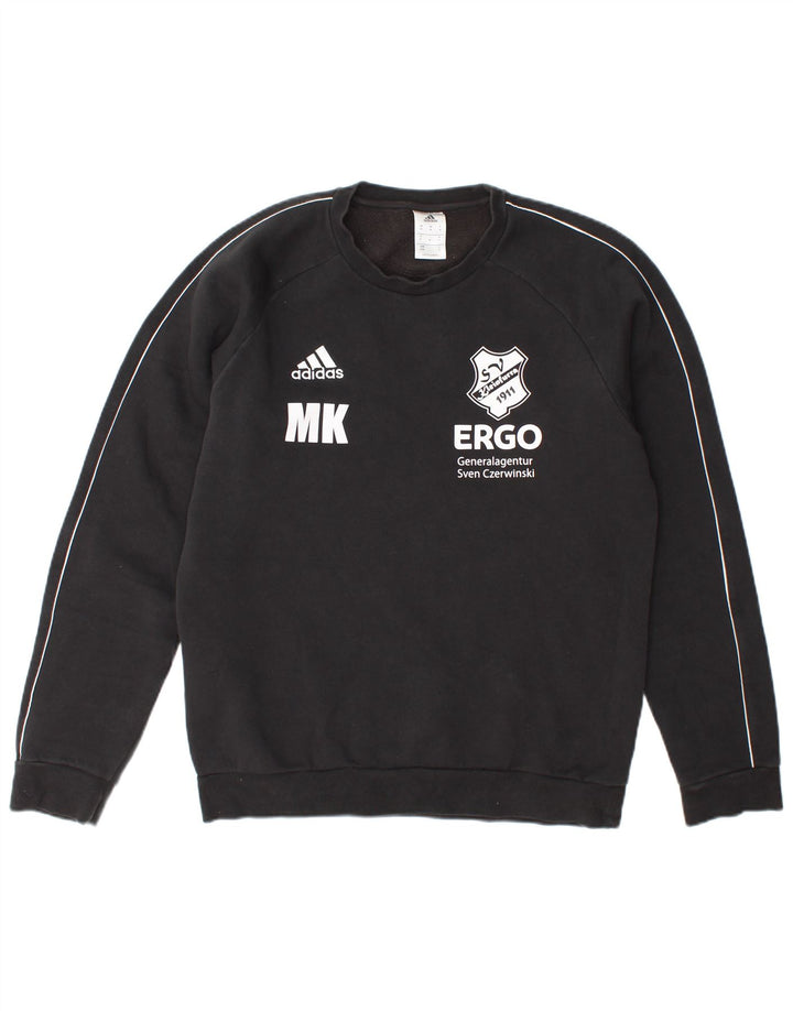 Adidas Herren Grafik-Sweatshirt-Pullover, mittelschwarz, Baumwolle
