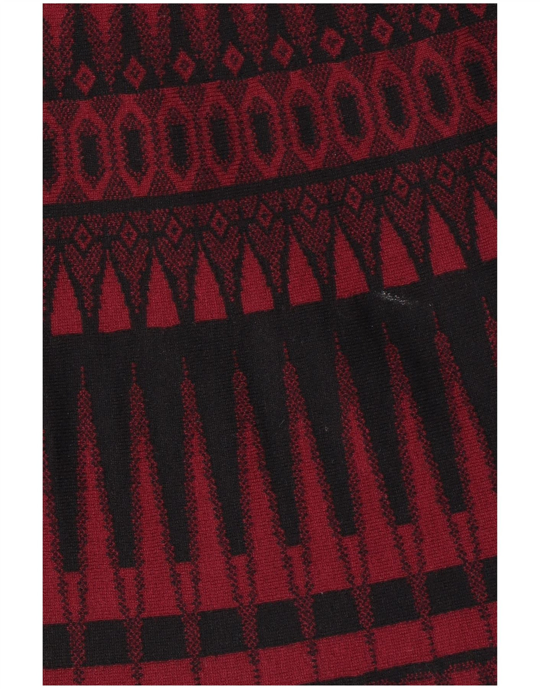 HOBBS Damen-Pulloverkleid mit 3/4-Ärmeln, Gr. 10, Größe S, rot, geometrisch, Viskose