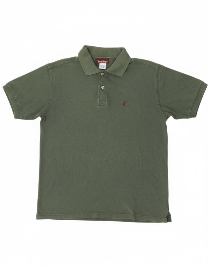 Marlboro Classics Herren-Poloshirt aus mittelgrüner Baumwolle