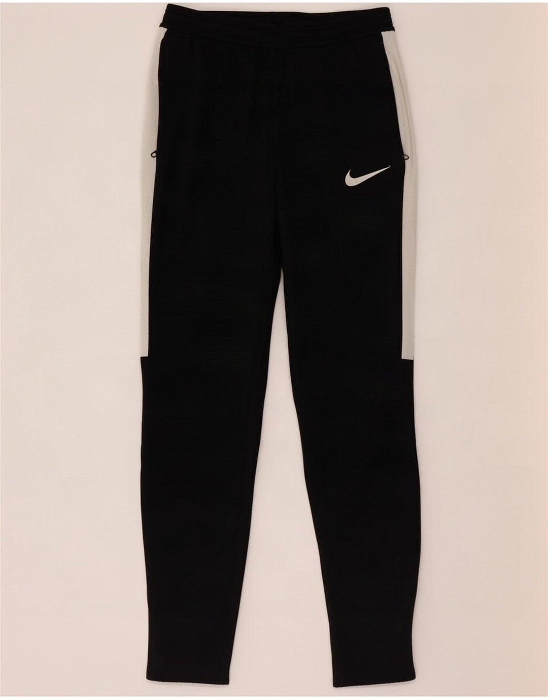 Nike Herren-Trainingshose aus mittelschwarzem Colourblock-Polyester