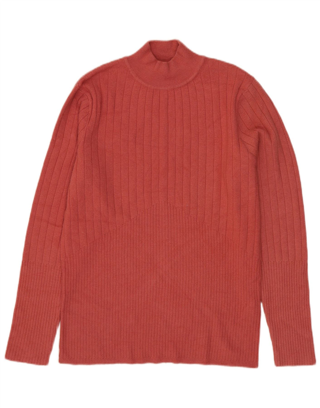 Marks & Spencer Damen Rollkragenpullover Pullover UK 12 Mittelrote Viskose