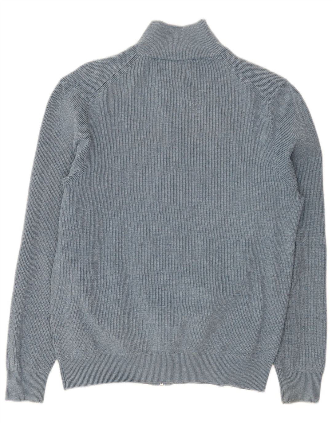 Marks & Spencer Herren-Strickjacke aus mittelblauem Polyester