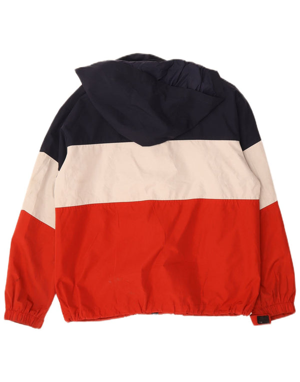 Zara Jungen-Bomberjacke mit Kapuze, 13–14 Jahre, mehrfarbig, Farbblock