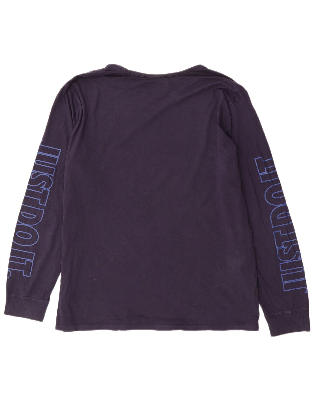 Nike Herren Grafik T-Shirt Langarm 2XL Marineblau