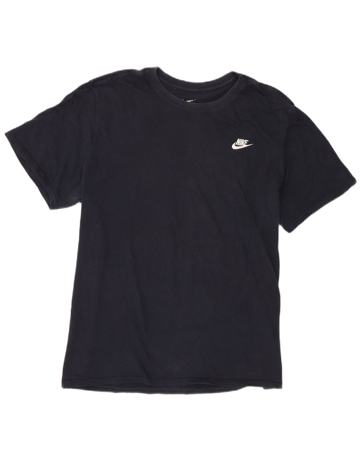 Nike Herren T-Shirt Top 2XL Marineblau Baumwolle