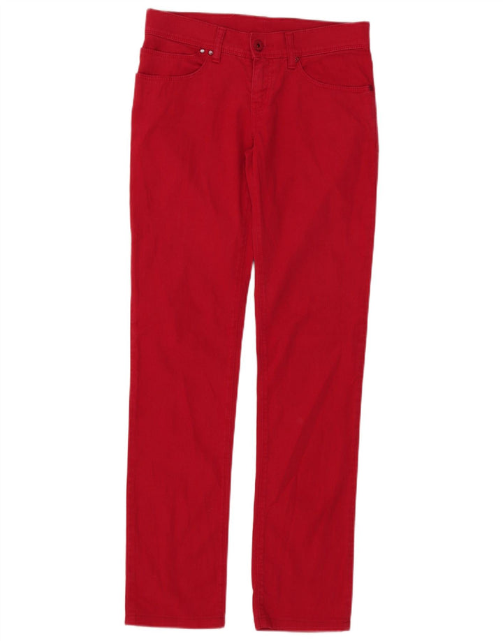 ARMANI Damen Slim Jeans W29 L30 Rote Baumwolle