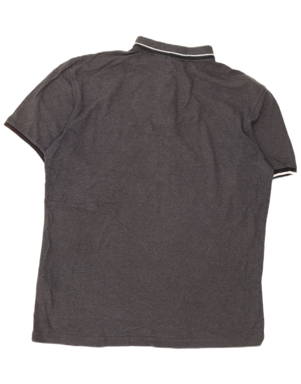 FILA Herren Poloshirt XL Grau Baumwolle