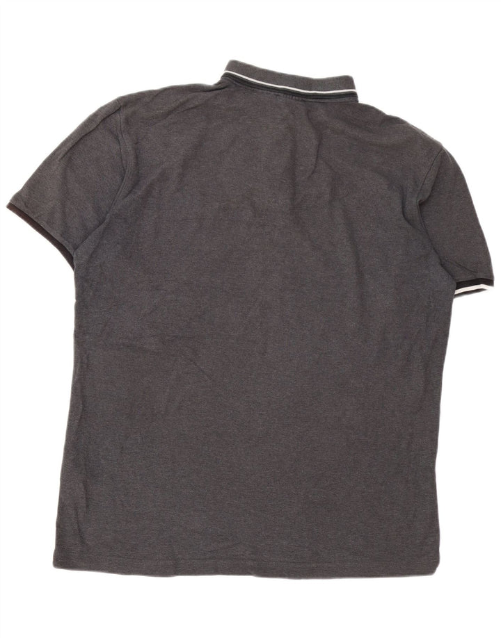 FILA Herren Poloshirt XL Grau Baumwolle