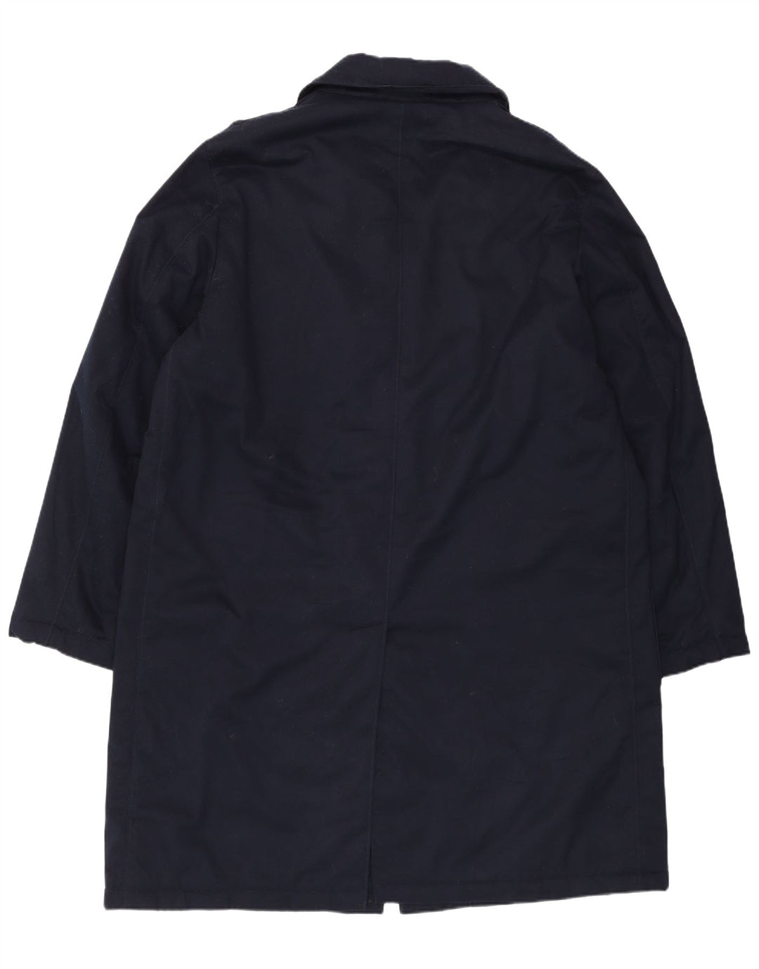 Valentino Herrenmantel IT 52 XL Marineblaues Polyester
