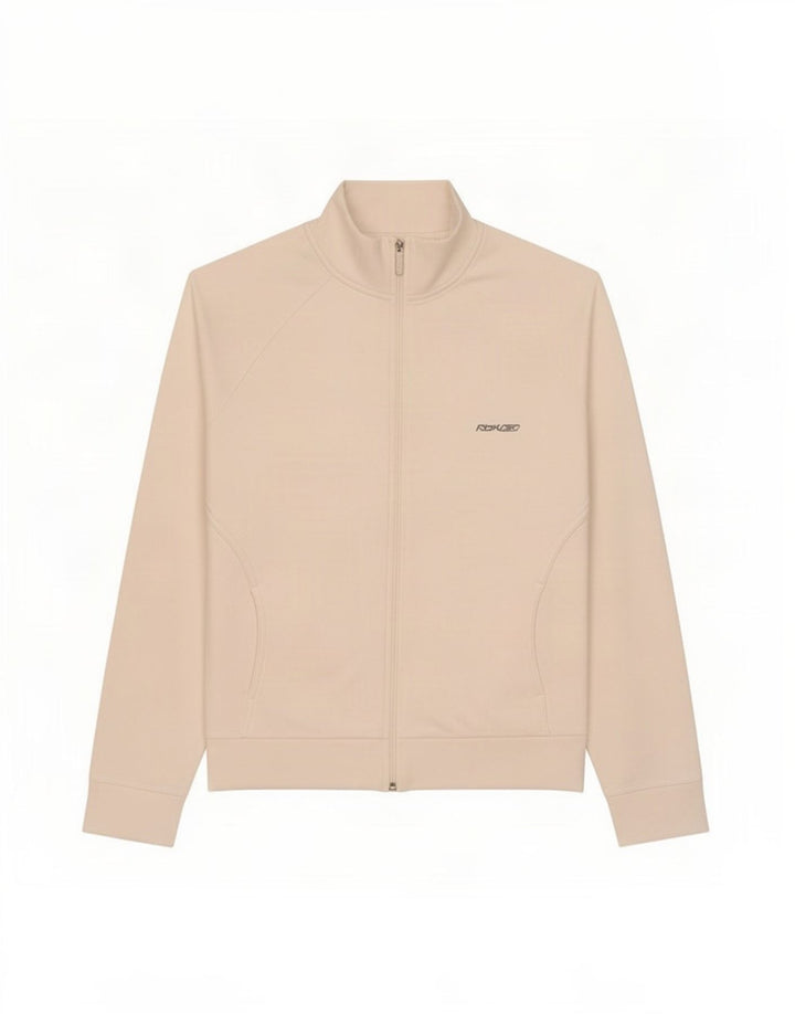 Reebok Damen-Trainingsanzug-Oberteiljacke, UK 16, Größe L, weiße Baumwolle