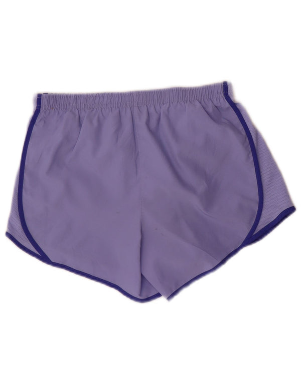 Nike Dri Fit Sportshorts für Mädchen, 12–13 Jahre, groß, blau, Polyester