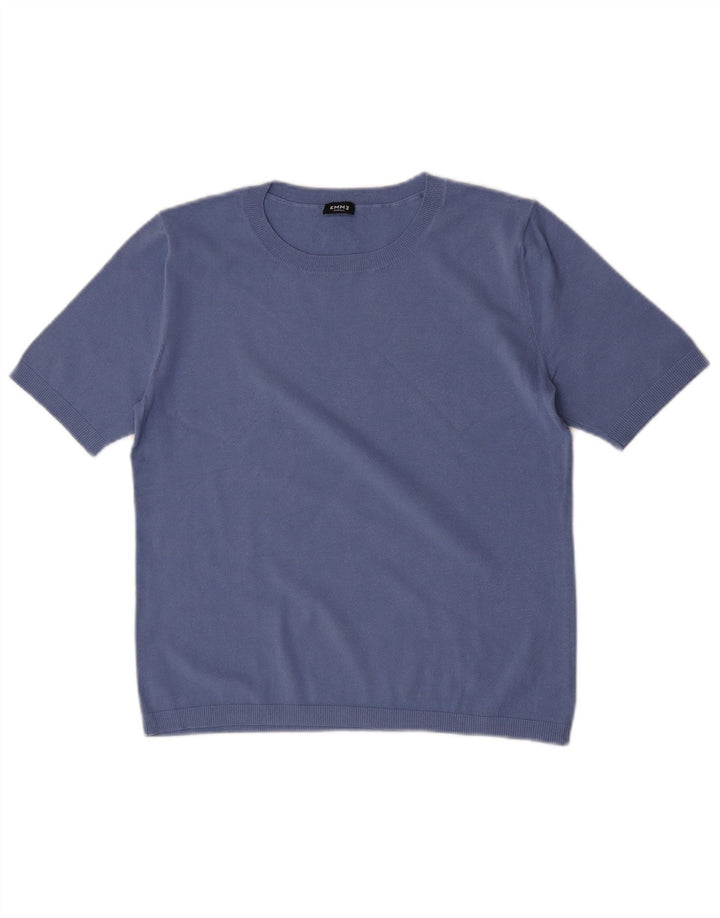 Marella Damen EMME Bluse Top UK 10 Small Blau