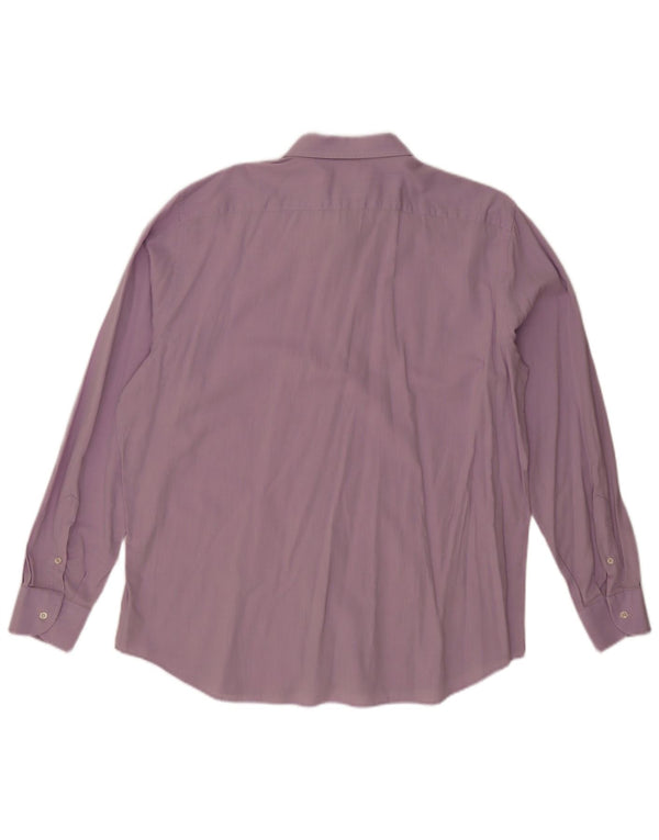 Roccobarocco Herrenhemd Größe 45 18 2XL Lila