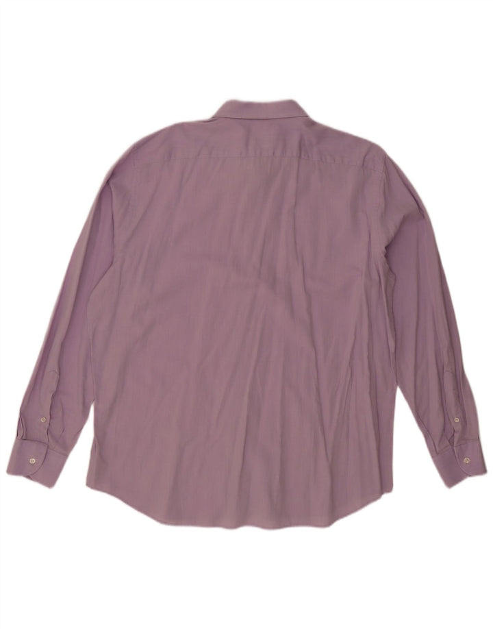Roccobarocco Herrenhemd Größe 45 18 2XL Lila