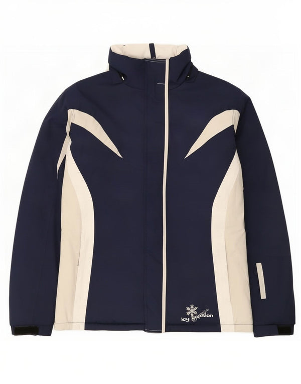 MC Kee's Damen-Skijacke IT 44 Medium Navy Blue Colourblock