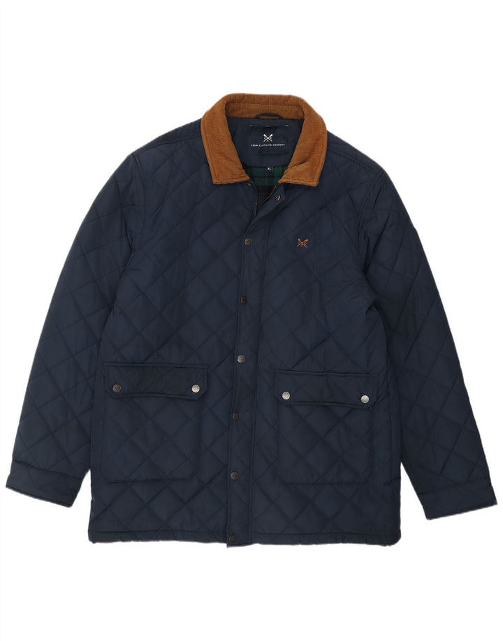 Crew Clothing Herren Steppjacke UK 42 XL Marineblau Polyester