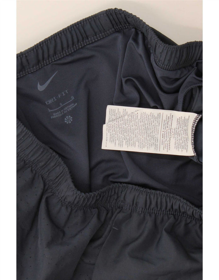 Nike Herren Dri Fit Graphic Sportshorts, groß, marineblaues Polyester