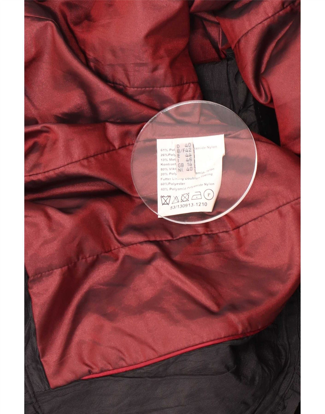 Vintage Damen 4-Knopf-Blazerjacke UK 14 Mittelschwarzer Farbblock
