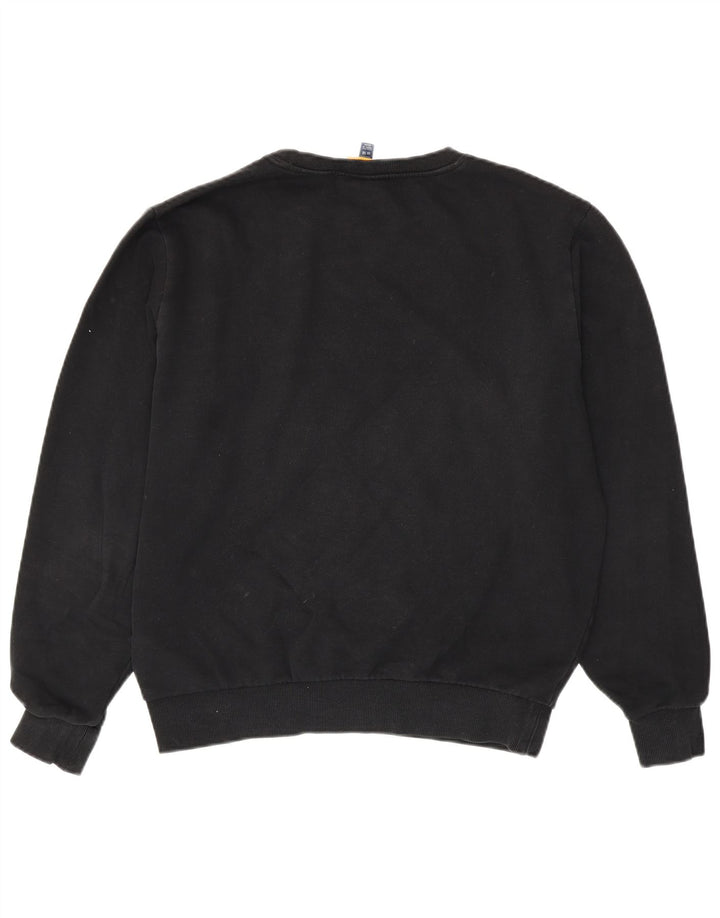 Ellesse Damen-Sweatshirt in Übergröße, Größe UK 14, Größe L, Schwarz, Baumwolle