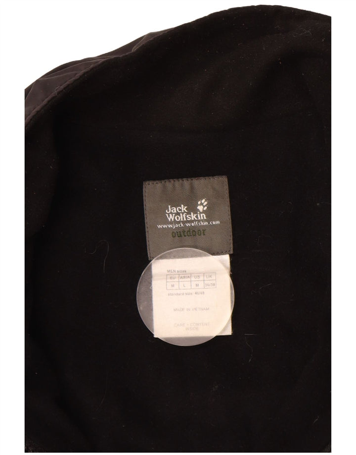 Jack Wolfskin Herren Windjacke UK 36/38 Mittelschwarzes Polyester