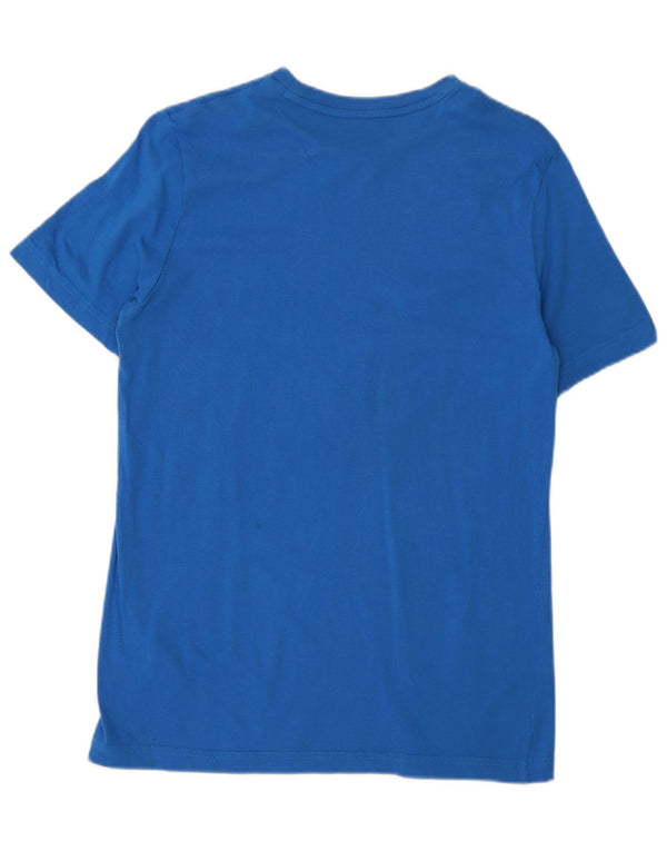 Puma Jungen Graphic T-Shirt Top 15–16 Jahre, blaue Baumwolle