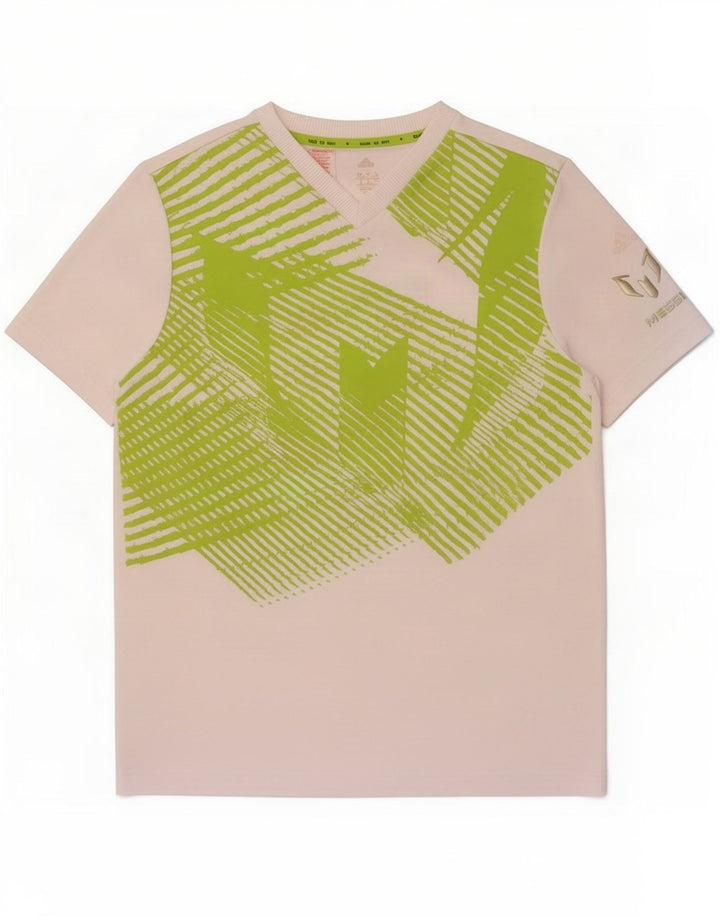 Adidas Jungen Climalite Graphic T-Shirt Top 13–14 Jahre, weißes Polyester