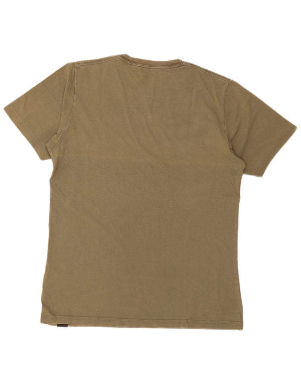 Dickies Herren T-Shirt Top Small Khaki Baumwolle