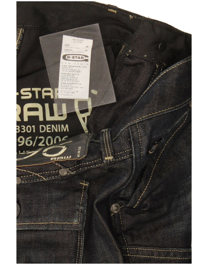 G-Star Damen Slim Jeans W28 L32 Marineblaue Baumwolle