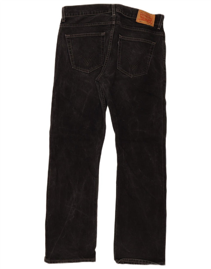 Levi's Herren 506 Straight Jeans W36 L32 Schwarz