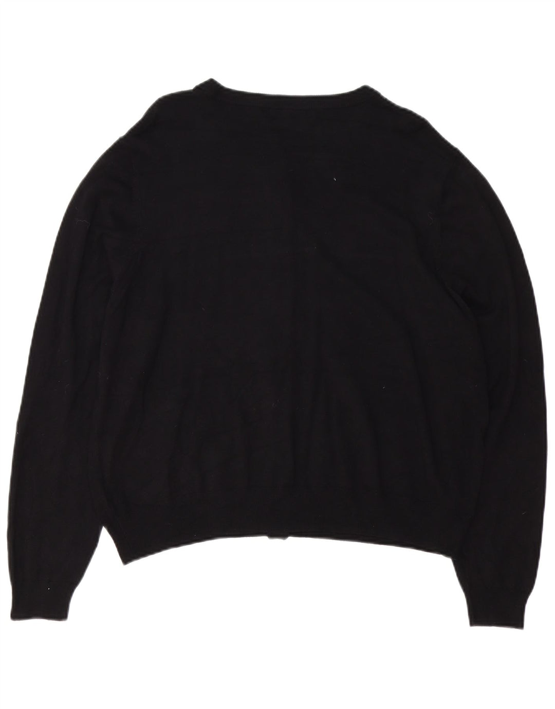 Marks & Spencer Damen-Cardigan-Pullover UK 22 3XL Schwarze Viskose
