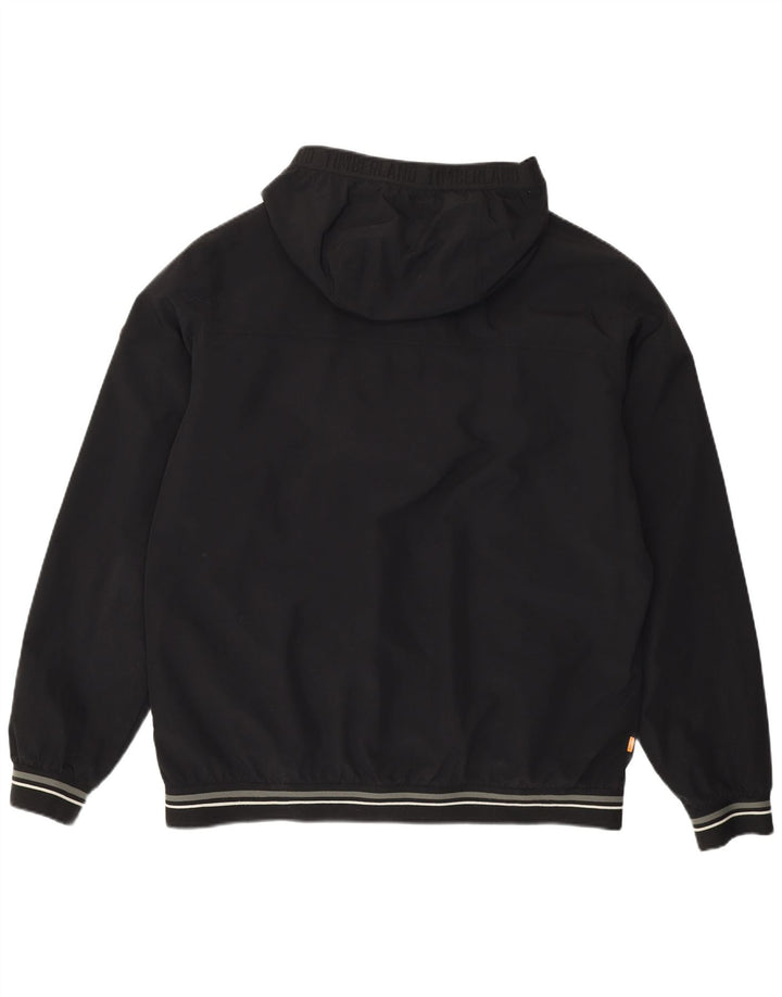 Timberland Herren-Bomberjacke mit Kapuze, UK 42 XL, schwarzes Nylon