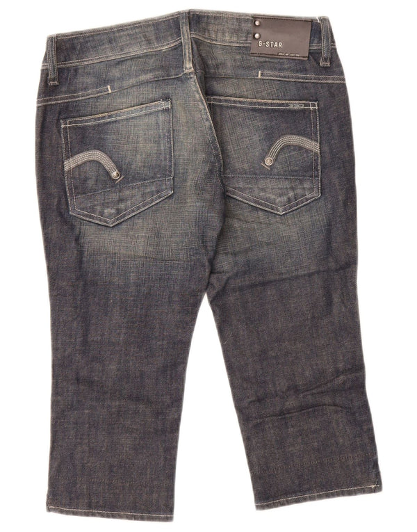 G-Star Damen Capri-Jeans W28 L17 Blaue Baumwolle