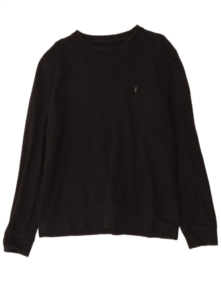 All Saints Herren Sweatshirt Pullover XL Schwarz Baumwolle