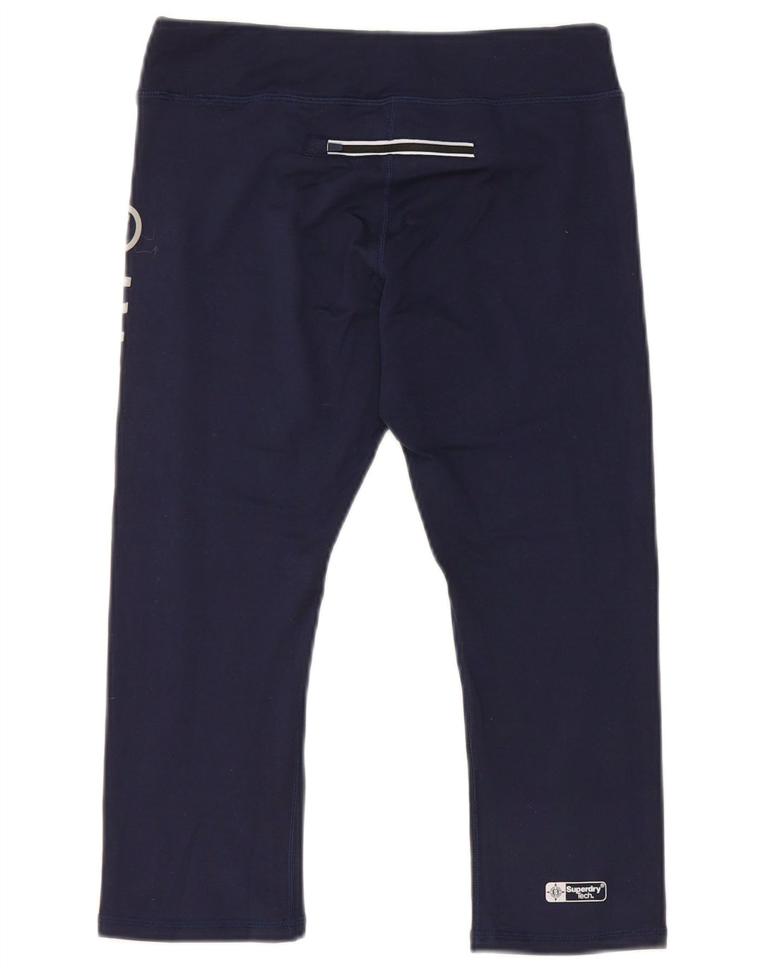 Superdry Damen Capri-Leggings mit Grafik, UK 6, XS, Marineblau, Polyester