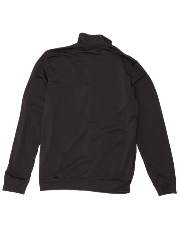 Adidas Herren Graphic Trainingsanzug Top Jacke UK 38/40 Medium Schwarz Polyester