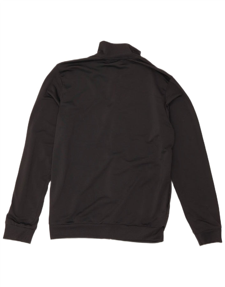 Adidas Herren Graphic Trainingsanzug Top Jacke UK 38/40 Medium Schwarz Polyester