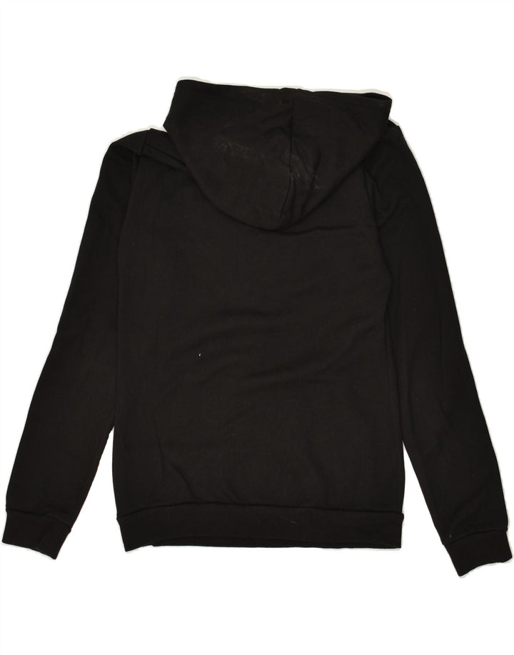 PUMA Boys Graphic Hoodie Jumper 13-14 Years Black Cotton | Vintage Puma | Thrift | Second-Hand Puma | Used Clothing | Messina Hembry 