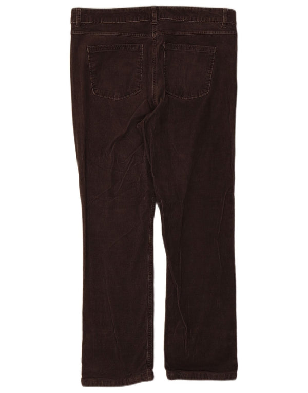 Gerade Damen-Cordhose von Marks & Spencer, UK 14, Größe L W32 L26, Braun
