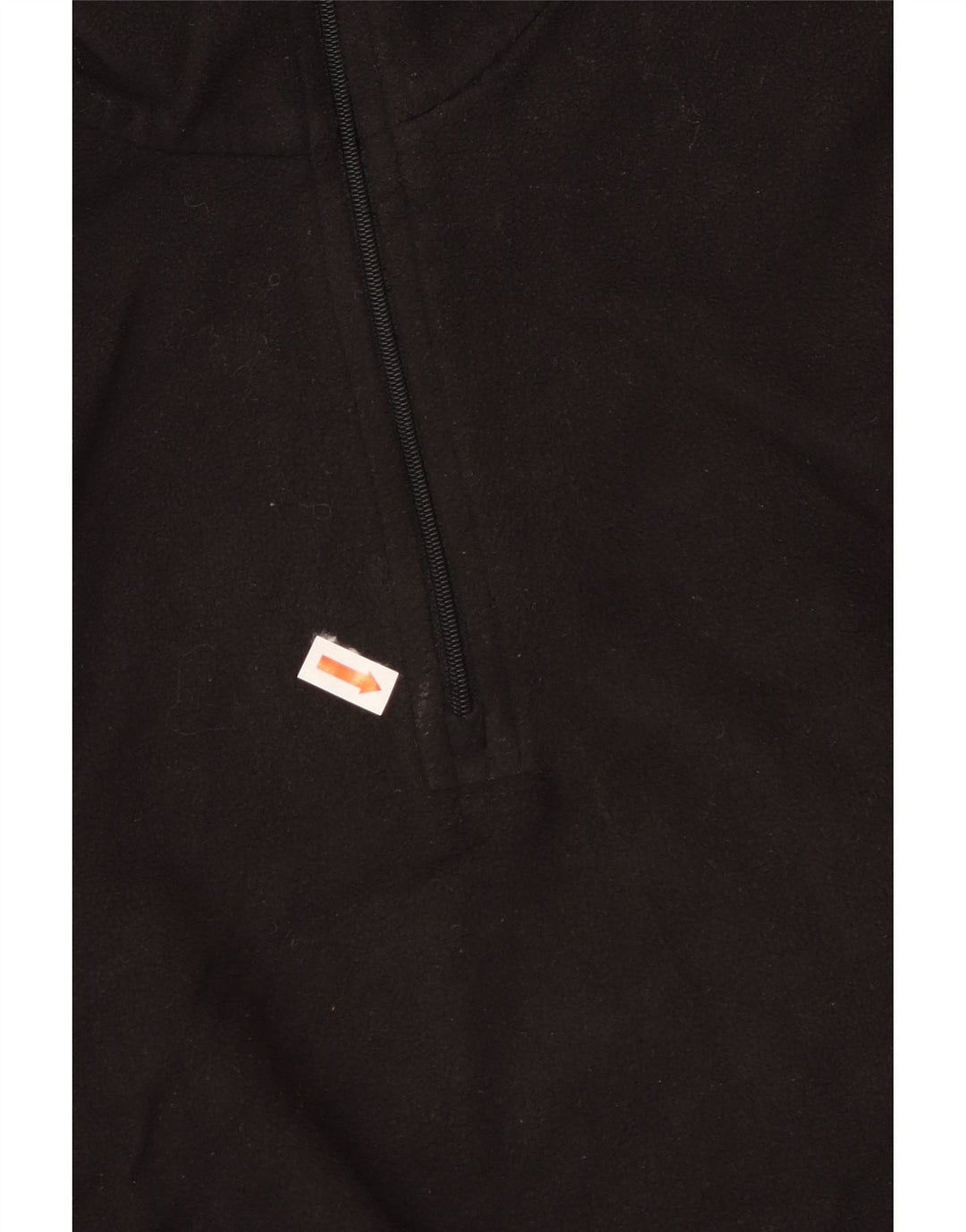 MOUNTAIN WAREHOUSE Mens Zip Neck Fleece Jumper Medium Black