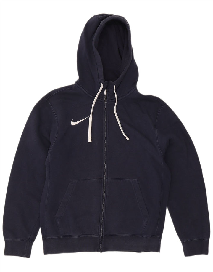 Nike Herren-Kapuzenpullover mit Reißverschluss, klein, marineblau, Baumwolle