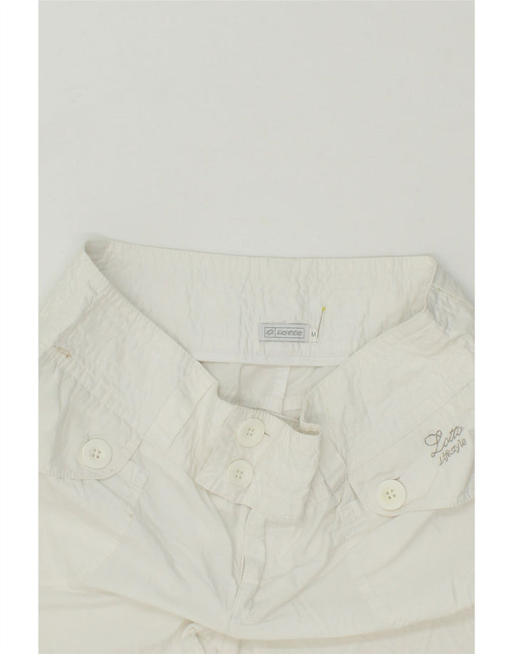 LOTTO Womens Bermuda Shorts Medium W30  White Vintage Lotto and Second-Hand Lotto from Messina Hembry 