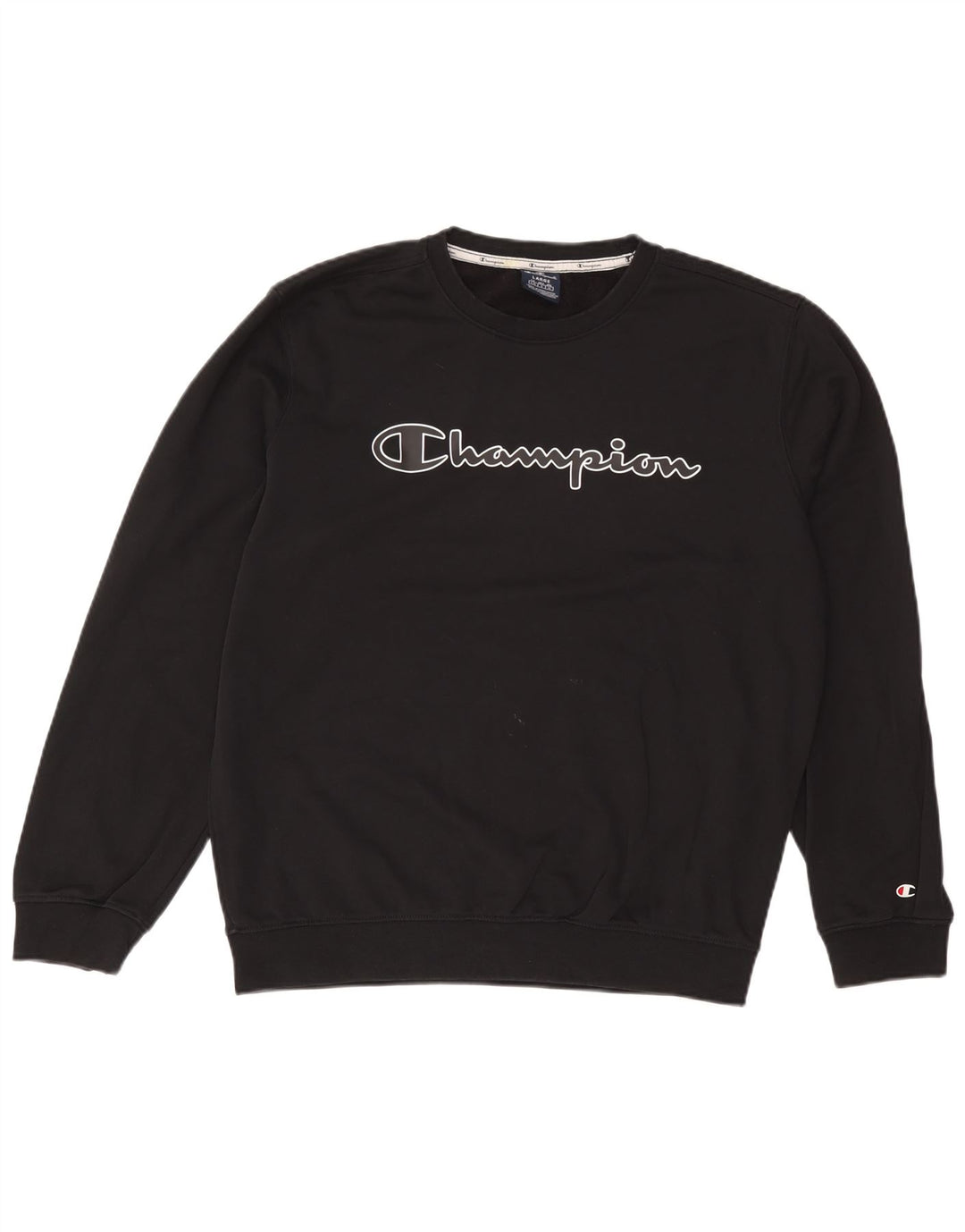 Champion Herren-Sweatshirt mit Grafik, Größe L, Schwarz