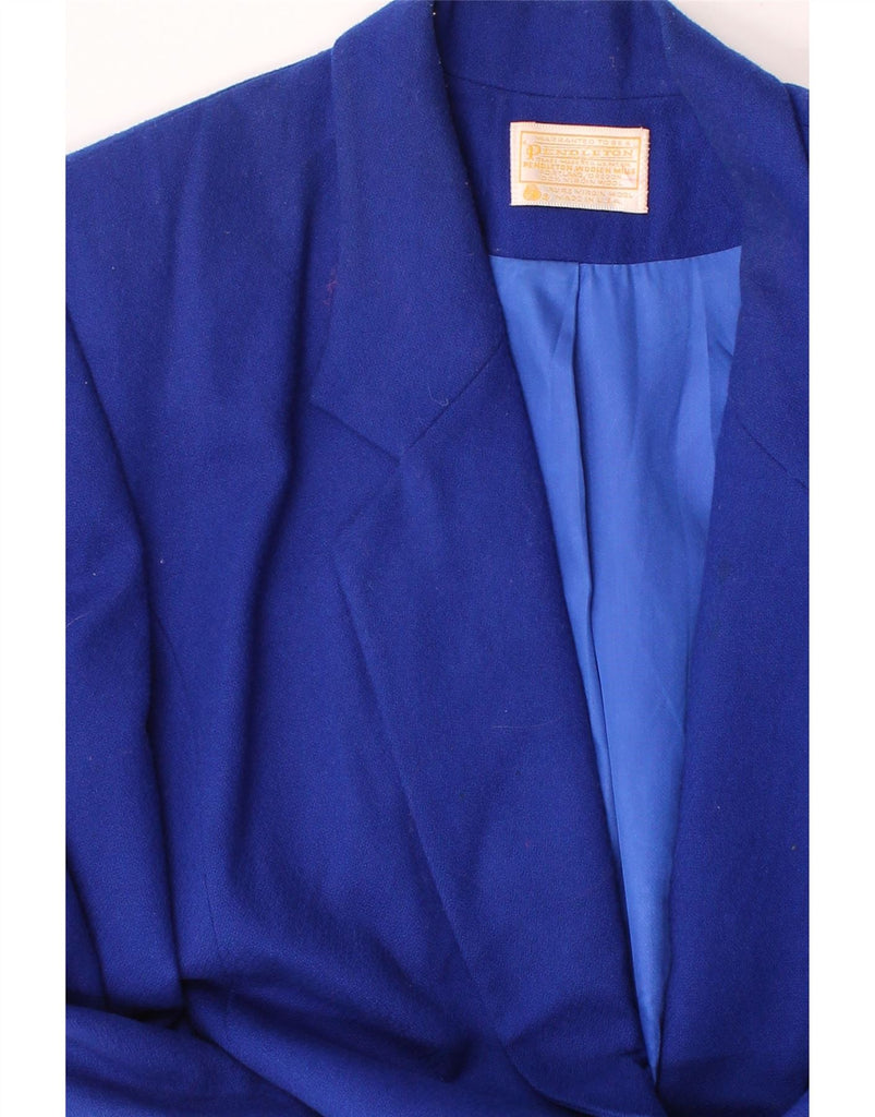 PENDLETON Womens 1 Button Blazer Jacket UK 16 Large Blue Wool Vintage Pendleton and Second-Hand Pendleton from Messina Hembry 