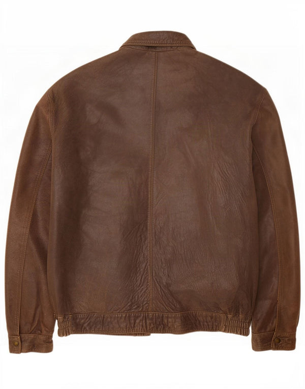 Pelletteria Herren Lederjacke UK 42 XL Braun