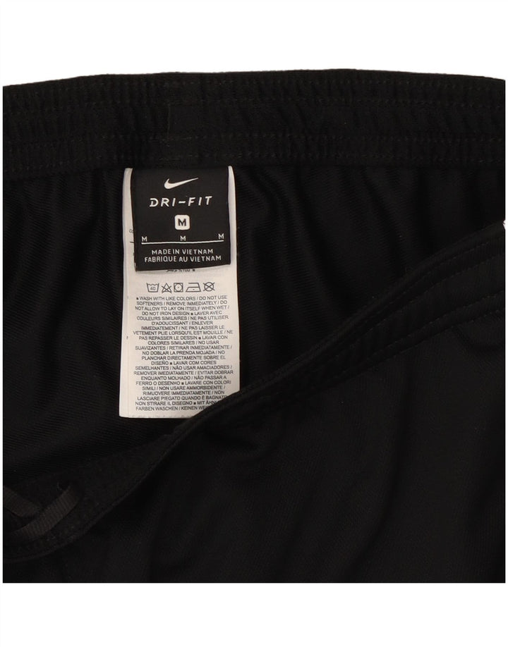 Nike Herren Dri Fit Trainingshose Mittelschwarzes Colourblock-Polyester