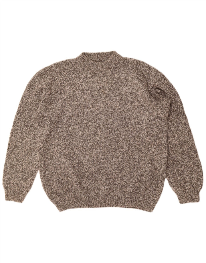 Vintage Herren Rundhalspullover Pullover XL Grau