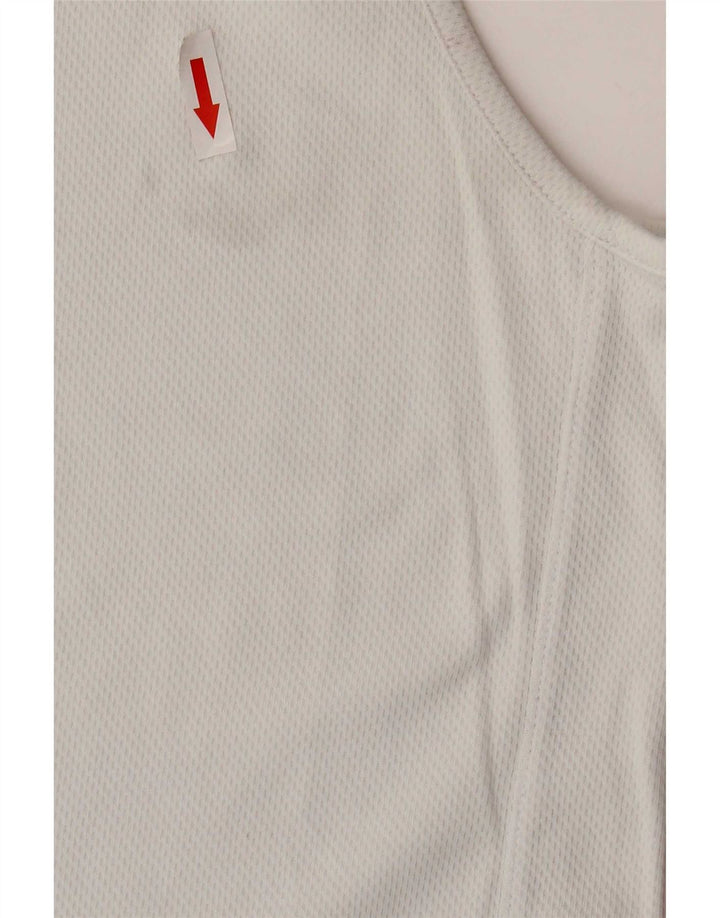 Jordan Herren-Dri-Fit-Trägershirt, Größe S, weiße Baumwolle