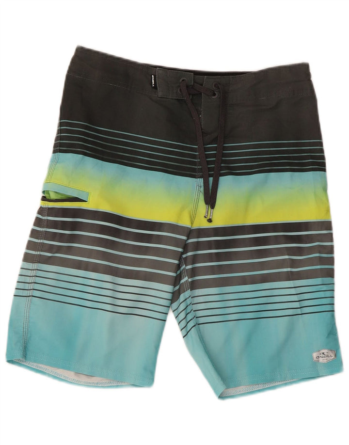 O'NEILL Mens Swimming Shorts XS Multicoloured Striped Polyester