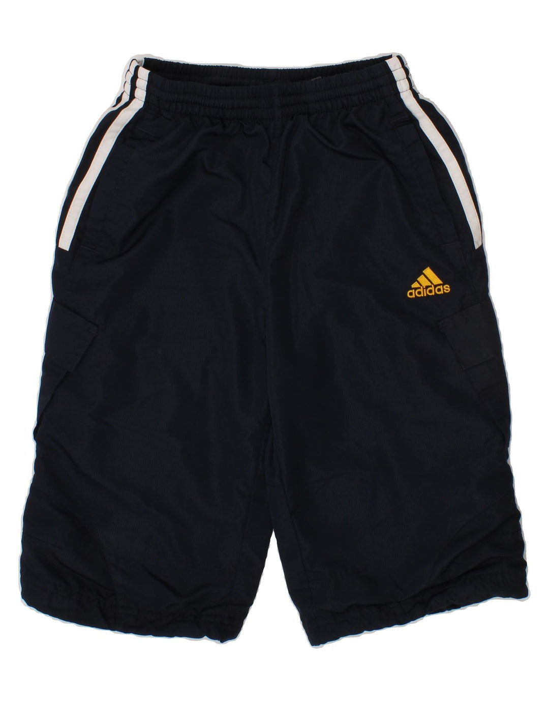 ADIDAS Boys Clima 365 Bermuda Sport Shorts 4-5 Years Navy Blue Polyester Vintage Adidas and Second-Hand Adidas from Messina Hembry 